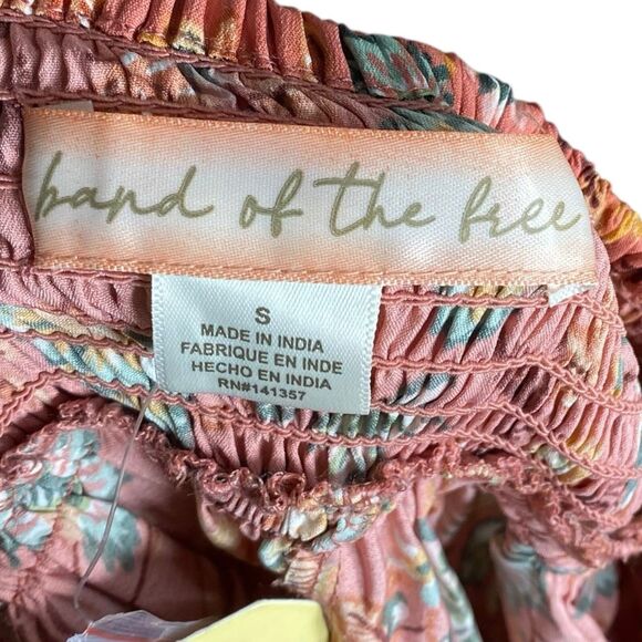 NWT Band of the Free Maxi Dress Womens S Floral Tiered Cottage Boho Flowy Smock - Picture 3 of 16